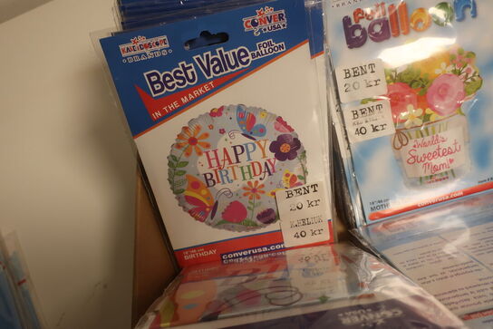 75 stk. folie balloner 