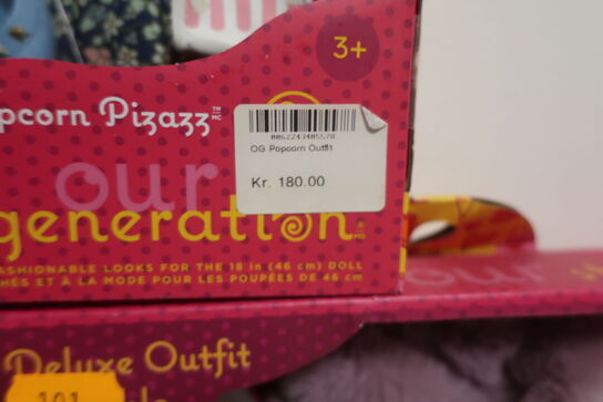 4 pakker legetøj OUR GENERATION