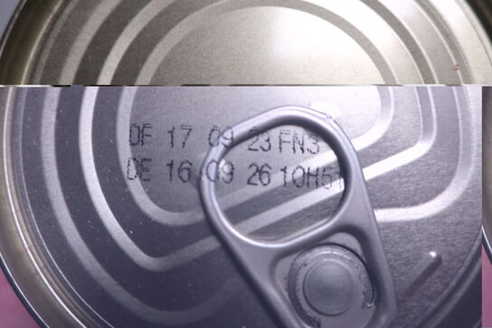 Div. dåseprodukter se dato, sendes ikke 