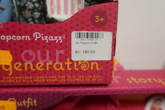 4 pakker legetøj OUR GENERATION