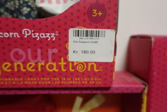 4 pakker legetøj OUR GENERATION