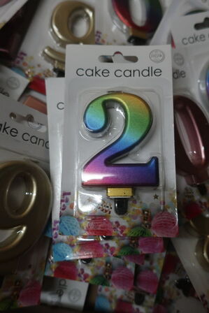 150 stk. nummer kagelys