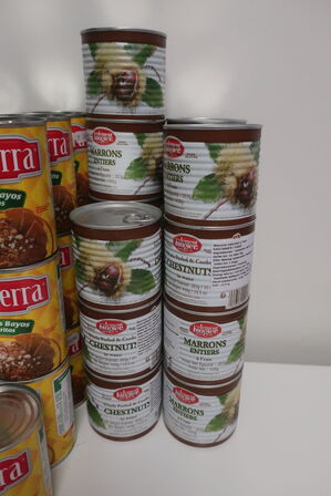 Div. dåseprodukter se dato, sendes ikke 