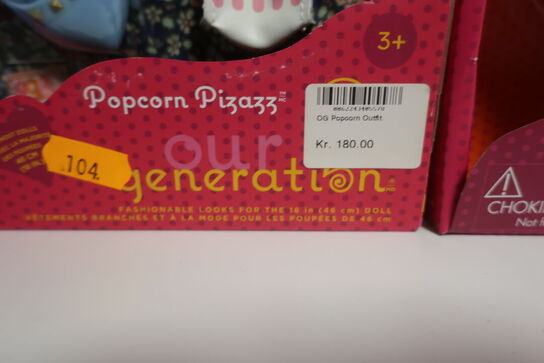 5 pakker legetøj OUR GENERATION