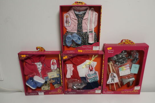 4 pakker legetøj OUR GENERATION