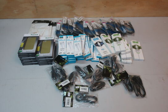 70 stk. kabler, cover