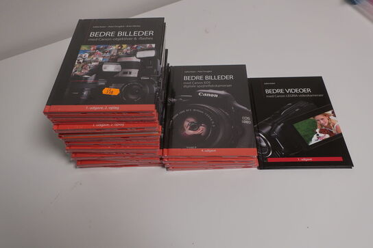 18 stk. bøger om billeder og videoer
