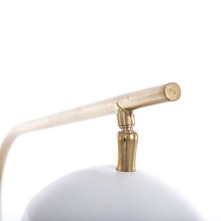 Norr11 line one gulvlampe hvid messing(ubrugt)