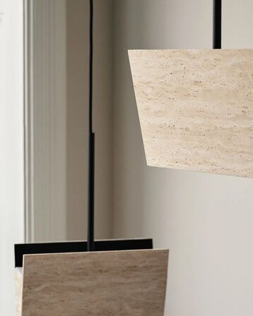 NORR11 gallery travertin pendel beige(ubrugt)