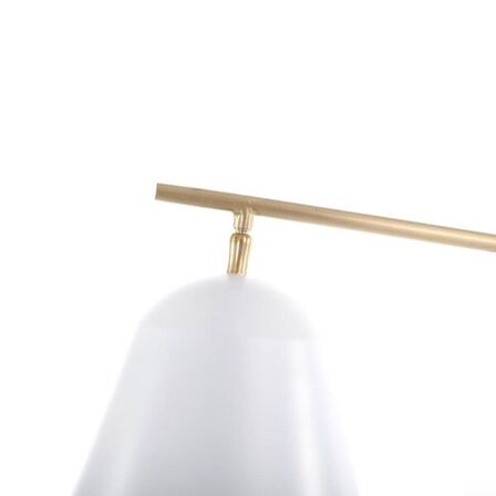 Norr11 line one gulvlampe hvid messing(ubrugt)