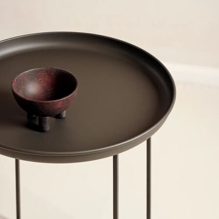 NORR11 duke sofabord ø45 bronze(ubrugt)
