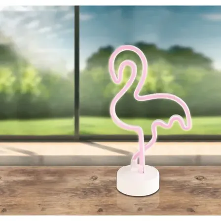 2 stk. globo led bordlampe flamingo(ubrugt)
