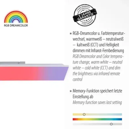 2 stk. yukon led Loftslampe rgb remote 80cm(ubrugt)