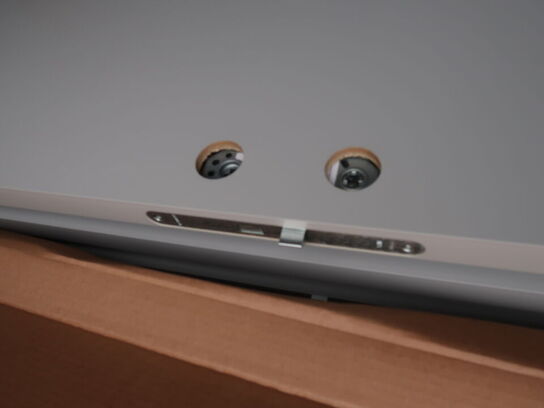 15 stk. DB30 dører i grå med garve og skueglas og karme (se beskrivelse)