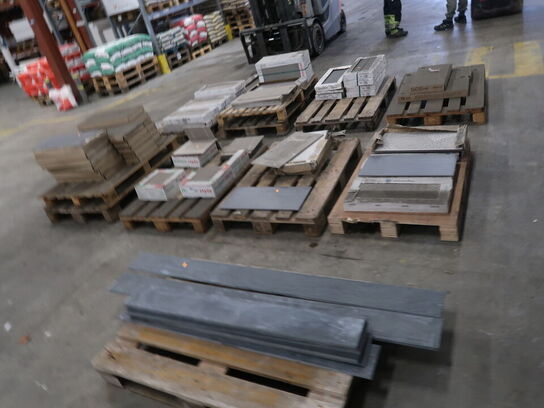 Diverse overskuds klinker og skiffer (se beskrivelse)