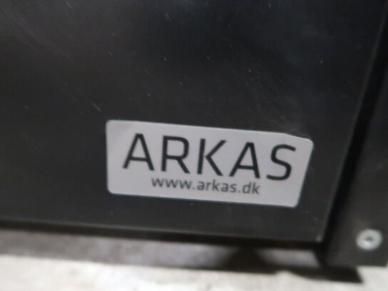 12+1 stk. Sorte ARKAS udhus dører i karm (se beskrivelse)
