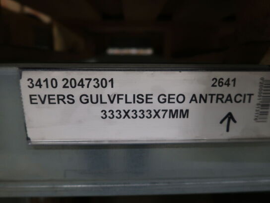 Klinker 21 pakker GEO ANTRACITE (se beskrivelse)