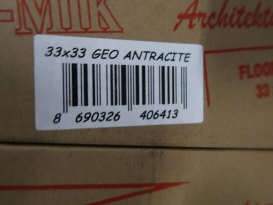 Klinker 21 pakker GEO ANTRACITE (se beskrivelse)