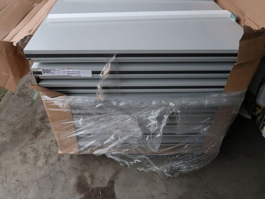 15 stk. DB30 dører i grå med garve og skueglas og karme (se beskrivelse)