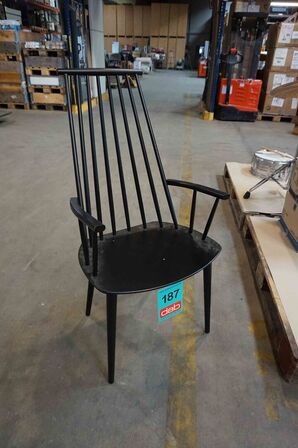 FDB J110 Spisestol Sort (MOMSFRI)