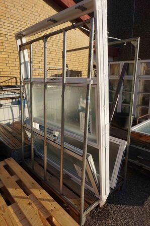 Rationel vindue 3 fag Træ Hvid (MOMSFRI) 