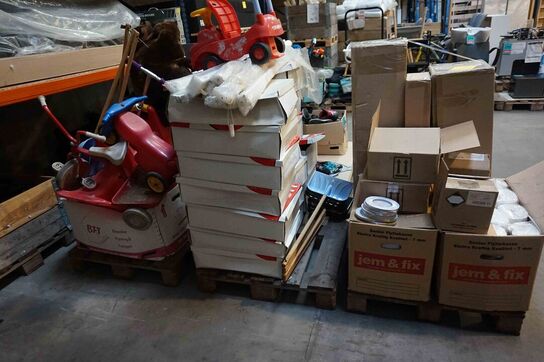 3 paller med lager oprydning (MOMSFRI)