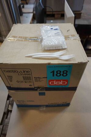 3600 stk Gastroline plast gafler (MOMSFRI)