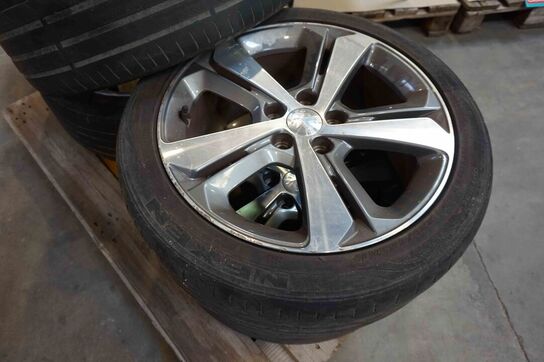 4 stk 17" Alufælge til Peugoet (MOMSFRI) 