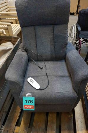 Henry løftestol m. 1 motor - antracit (MOMSFRI) 