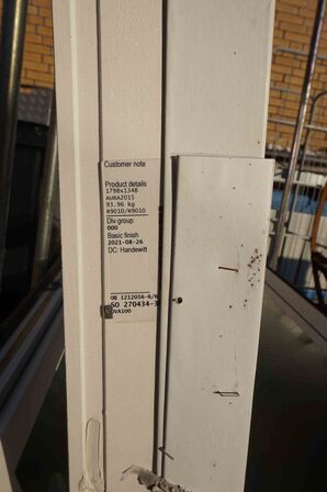 Rationel vindue 3 fag Træ Hvid (MOMSFRI) 