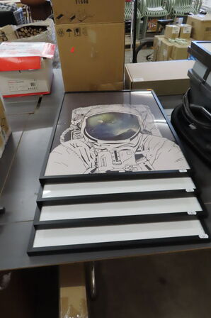 4 stk. billeder med ramme