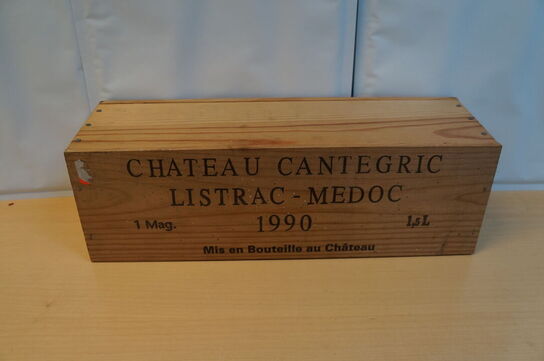 1 fl.  CHATEAU CANTEGRIC LISTRAC-MEDOC 1990 MAGNUM