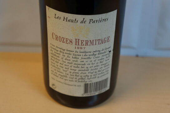 1 fl.  CROZES-HERMITAGE LES HAUTS DE PAVIERES 1997