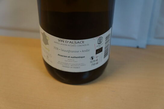 2 fl.  VIGNOBLE DE 2 LUNES  GEWURTZTRAMINER 2018