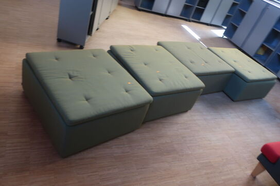 4 stk. puffer EFG 
