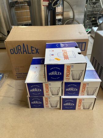 17 x 6 stk. Drikkeglas DURALEX