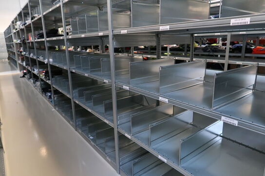 8 fag lagerreoler BITO SV 400 uden indhold