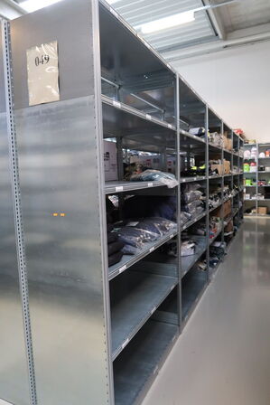 6 fag lagerreoler BITO SV 400 uden indhold