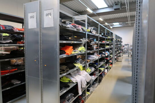 10 fag lagerreoler BITO SV 400 uden indhold