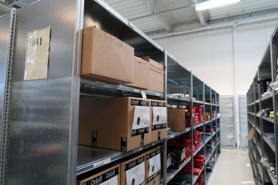 6 fag lagerreoler BITO SV 400 uden indhold