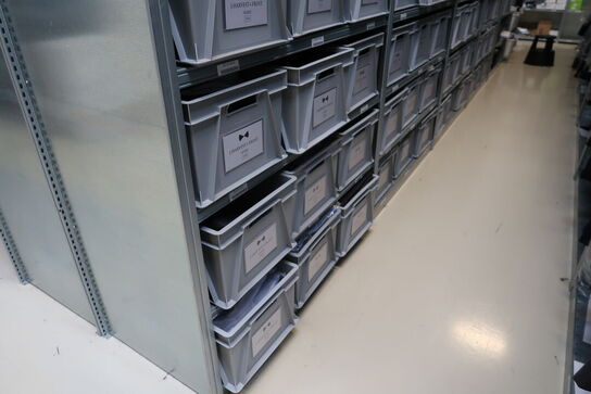 6 fag lagerreoler BITO SV 400 uden indhold