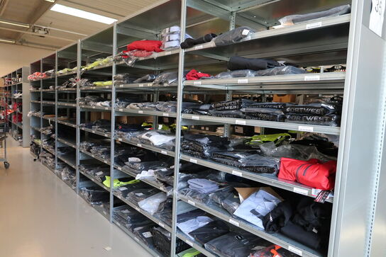 6 fag lagerreoler BITO SV 400 uden indhold