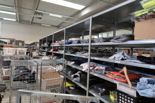 6 fag lagerreoler BITO SV 400 uden indhold