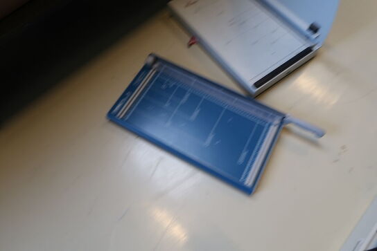 2 stk. skæremaskiner DAHLE m.fl.