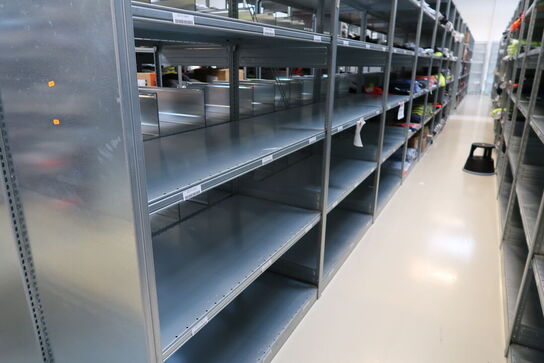 8 fag lagerreoler BITO SV 400 uden indhold