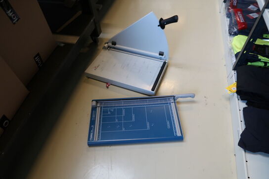 2 stk. skæremaskiner DAHLE m.fl.