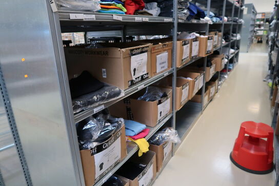 6 fag lagerreoler BITO SV 400 uden indhold