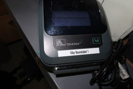 3 stk. labelprintere ZEBRA GK420d