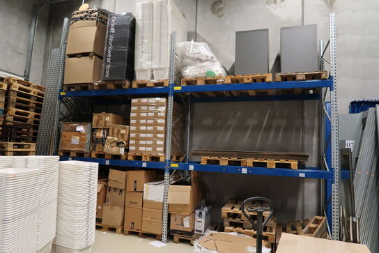 2 fag pallereoler uden indhold samt ekstra gavle og vanger