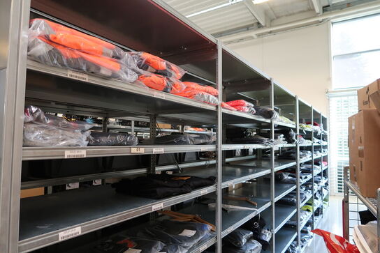 6 fag lagerreoler BITO SV 400 uden indhold